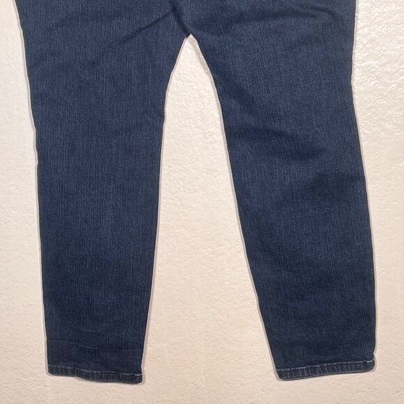 Torrid Womens Skinny Dark Blue Jeans Size 18 Stretch Mid Rise Denim Cotton Blend - Picture 6 of 16